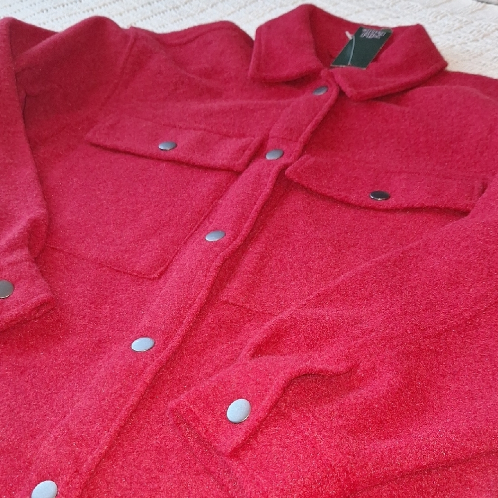 Wild Fable Red Utility Jacket Size S - Picture 5 of 8